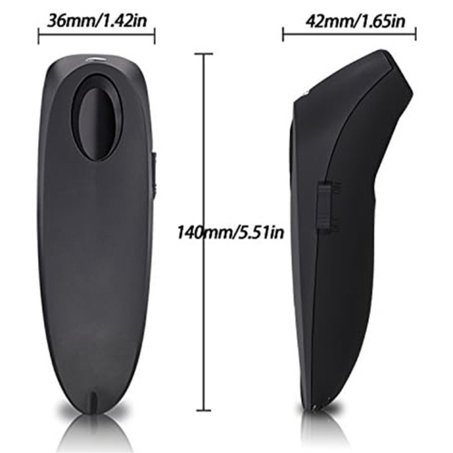 Bluetooth Wireless Barcode Scanner Handheld USB Reader mit Ladestation Vibrationsalarm 2