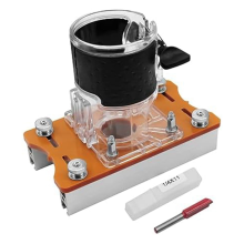 2In1 Fastener Slotting Bracket,Trimmer Base Woodworking Grooving for Cabinet Furniture Install Screw