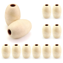 Ovale waterfloat, 12 stuks, 1/2 inch gat, 3,5 x 5,5 inch, voor zwembaden, skitouwen, ankerlijnen, wit