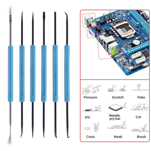 6-Piece Welding Aid Kit Electronic Circuit Board Auxiliary Tool Combination 2