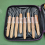 20PCS Bambus Häkeln DIY Hand Werkzeug Verkohlten Griff Pullover Nadel Set 6