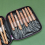 20PCS Bambus Häkeln DIY Hand Werkzeug Verkohlten Griff Pullover Nadel Set 7