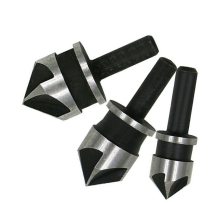 3-teiliges Holzbearbeitungs-5-Kanten-Anfasgerät, 90-Grad-Messer, 12–19 mm Werkzeugset, elektrischer Bohrer, Reiben.