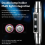 Double Head Jade Flashlight 6 Light Source USB Direct Charging Identification Jewelry Fluorescent Lamp, Black 5