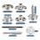 Pince à pression robuste avec kit de toile de 323 pièces 9