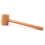 Beech Wood Leather Carving Hammer Mallet DIY Tools Knocking Installation 2