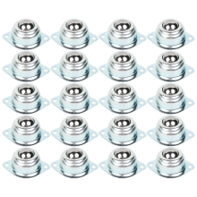Ruote girevoli a sfera per auto, robot, universali, ruote rotonde, carrello meccanico, ferramenta per mobili, universali, 20 pezzi