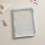 A5 Budget Binder Cover with Zipper, Glitter Stars 6 Ring Planner, Clear PVC Refillable Notebook Shell 8