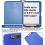 Clip Board Organizer Clipboards with Storage Nursing Clipboard Foldable File Folder Plastic (Blue) 6