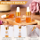 100 Pcs Glass Dropping Bottles Mini Essential Oil Dropper Empty Sample Vials with Cap Tiny Storage Jars 3 Ml 5