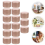 24 Pcs Candle Jar Decorative Labels Empty Storage Tins Tin Can Holders Round Containers, C 9