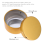 24 Pcs Candle Jar Decorative Labels Empty Storage Tins Tin Can Holders Round Containers, B 5