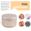 24 Pcs Candle Jar Decorative Labels Empty Storage Tins Tin Can Holders Round Containers, A 9