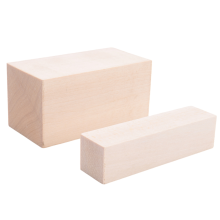 Blocchi per intaglio in legno di tiglio per 10 pezzi - Kit per intaglio artigianale in legno
