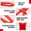 12 stuks slangklemtangen, rood, 3 maten 4