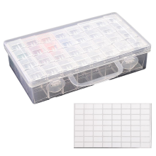 32 Grids Boor Opbergdozen, Diamant Opbergdoos, Borduurkralen Doos met Label