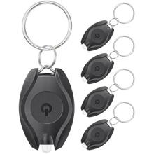 5-pack LED sleutelhanger zaklamp mini-lamp draagbare batterijgevoede sleutelhanger zaklamp voor buiten kamperen feest