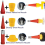 32Pcs Caulking Finisher Kit Include 18Pcs Nozzle Tips, Tool Kit,10 Connect Base and 4 Grout Scraper 3