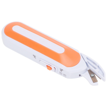 Ciseaux électriques sans fil, mini ciseaux portables, outil de coupe, ciseaux à piles pour couture, coupe-tapis, orange