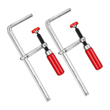 Snelschroefrailklem, houtbewerking F-klem geschikt voor en systemen, 200x60mm, 2 stuks