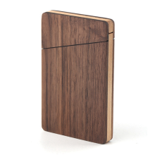 Tragbare Visitenkartenbox aus Holz, Geschenkhalter, Massivholz, Geschenk