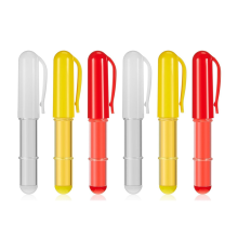 6 pezzi Sew Chalk, pennarelli per tessuti, matite cancellabili per sartoria, rosso, giallo, bianco