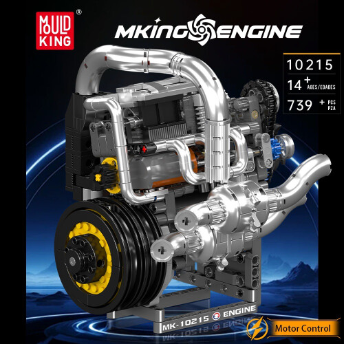 1PCS super sports car engine model mechanical creative building block toy