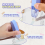 8 PCS Doppelseitiges Klebeband Roller, Klebe Scrapbook Roller 80 Ft Runner Faltbare Bänder 6