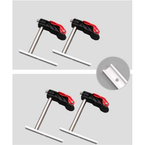 Workbench Dog Holes Quick Acting Hold Down Clamp Adjustable Fast Fixed Clip for Chute Presser 2