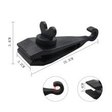 10Pcs Awning Clamp Tarp Clips Heavy Duty Lock Grip Tent Fasteners Pool Bungee Cord Car Tighten ArmyGreen