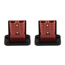 2Pc 50A für Anderson Stecker Stecker Flush Mount Halterung Panel Abdeckung Caravan Boot Lkw Kabel Anschlüsse
