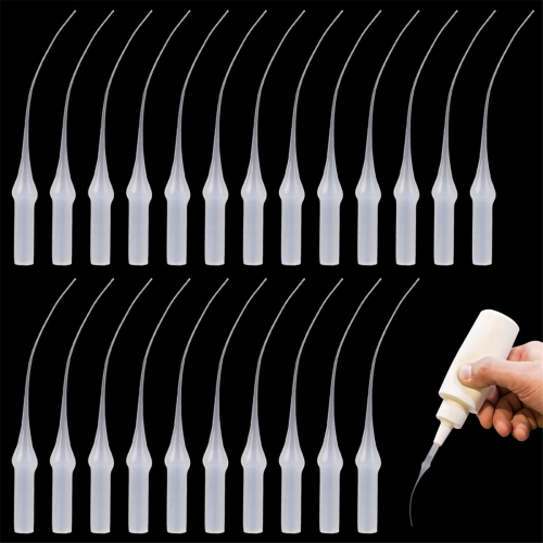 200Pcs Glue Mini Tips Micro-Tips Extender, for Bottles with Nozzle, Bottle 2