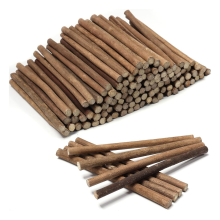120 bastoncini artigianali, bastoncini di legno lunghi 6 pollici per artigianato, decorazione di rami e tronchi, accessori per foto fai da te