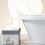 Sgabello per WC accovacciato, portatile in plastica per adulti e bambini, 2 pezzi 8