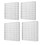 4Pcs Foam Darts Storage Box Plastic Refill Dart 6
