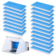 20 stuks filter voor spuitcabines, vervangbaar voor airbrushen, compatibel met Master// Enterprise