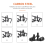 1060Pcs Flat Head Hex Socket Cap Screw Kit M2-M5 Carbon Steel Countersunk Bolt Nut Assortment 4