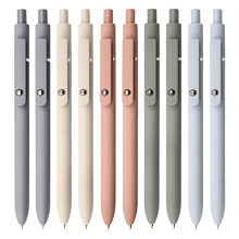 Gelschreiber, 10 Stück, 0,5 mm, schwarze Tintenstifte, feine Spitze, glattes Schreiben, High-End-Serie, einziehbar