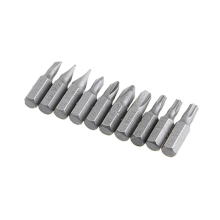 Chiave a cricchetto mini con testa a gomito, cacciavite offset a 90 gradi, impugnatura con set di punte, utensile manuale a doppia trasmissione