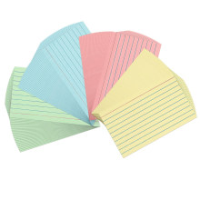 300 Blatt farbige Karteikarten, 7,6 x 12,7 cm, liniert, farbige Flash-Notizen zum Lernen, Aufzeichnen, für Aufgabenlisten