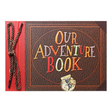 Scrapbook Photo Album,Our Adventure Book Scrapbook,For Anniversary, Wedding, Travelling, (Adventure Book)
