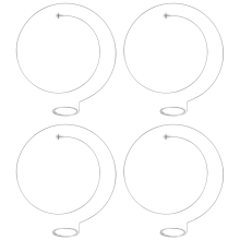 4-teilige Kabelhalter, Lupenhalter für Uhrmacher, Linsen-Stirnband, Brillen-Stirnband für Juweliere