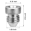 1.1 mm Orifice for Foam Cannon and Maker, Replacement Thread Nozzle Mesh Filter Snow , 3000 PSI 5