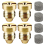1.1 mm Orifice for Foam Cannon and Maker,Universal Thread Nozzle Tips Mesh Filter Snow , 4-Pack 2