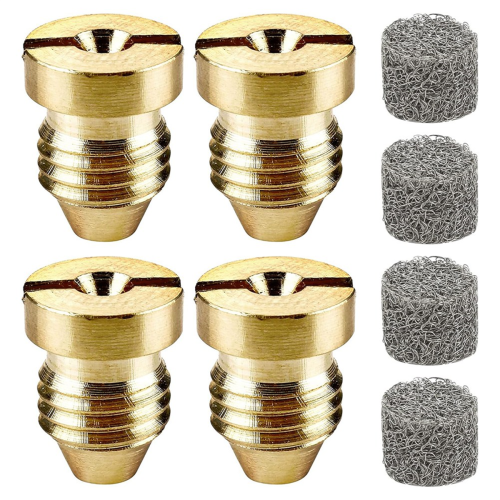 1.1 mm Orifice for Foam Cannon and Maker,Universal Thread Nozzle Tips Mesh Filter Snow , 4-Pack 1