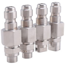 J Rod Tip 4-Wege-Hochdruckreinigerdüse für GPM und Soft Wash Tip, mit Halter
