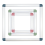 3-Pack Square Embroidery Hoops Punch Needle Quilting Frame,As Shown 2