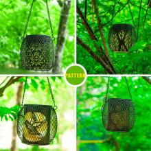 Lampada da giardino solare Lanterna Arte Decorativa per Esterni LED per Cortile Paesaggio Stile Uccello