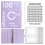 100 Envelopes Money Saving Challenge, Envelope Challenge Binder, Budget Book () 3