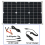 20W Car Battery Solar Panel System Kit Charger Portable Flexible Controller 2USB Output 8